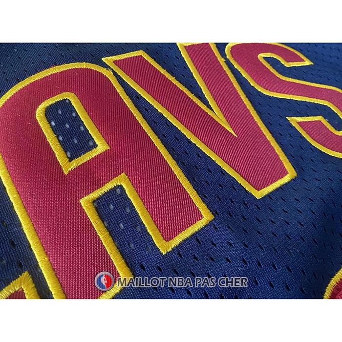 Maillot Cleveland Cavaliers LeBron James NO 23 Mitchell & Ness 2015-16 Bleu